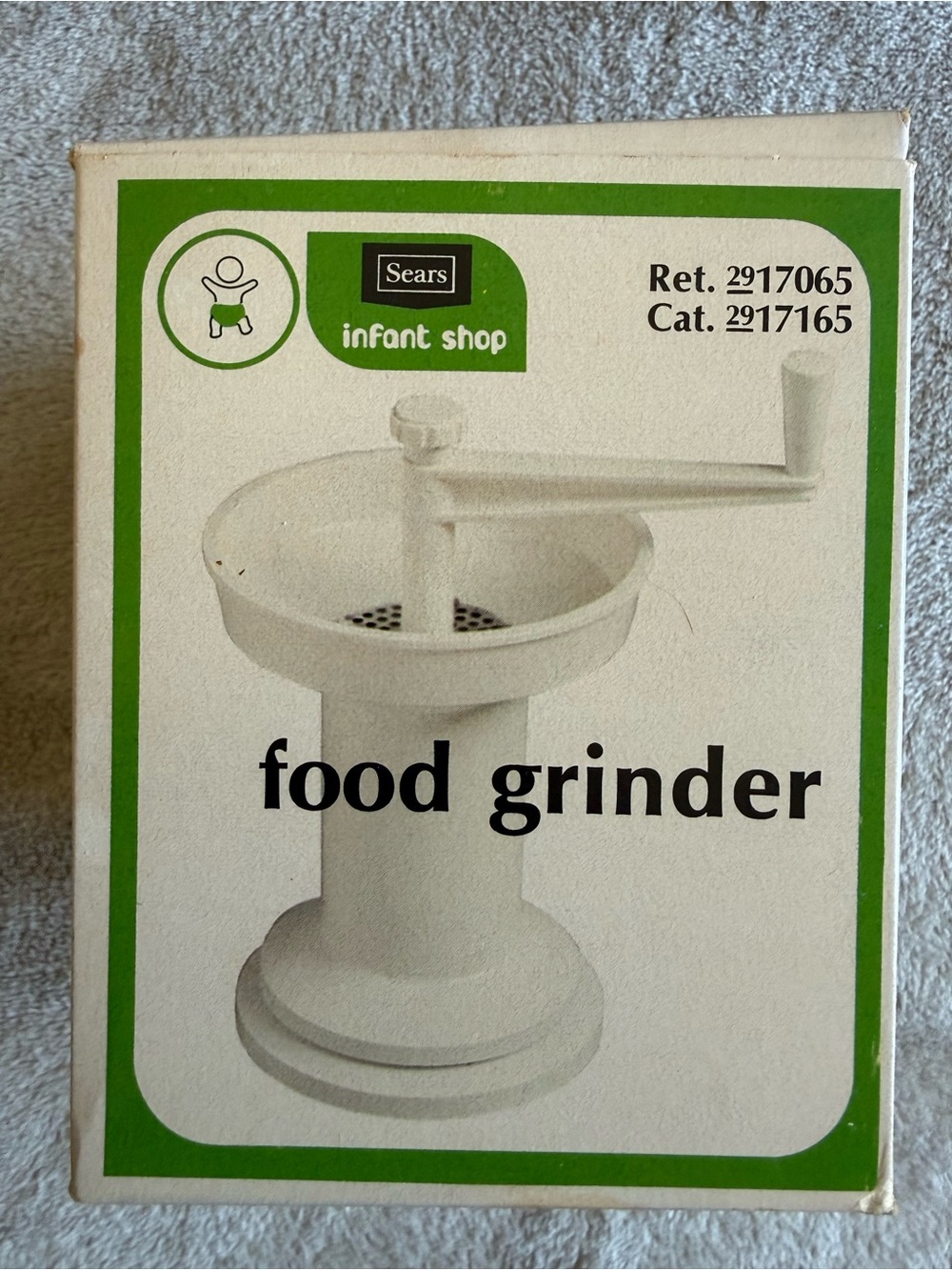 Vintage Antique Sears Baby Food Manual Grinder